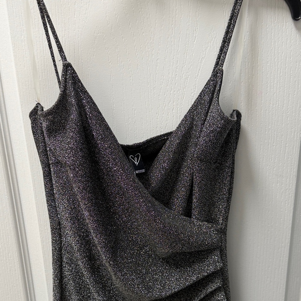 Windsor Glittering Black Maxi Dress - Picture 4 of 6